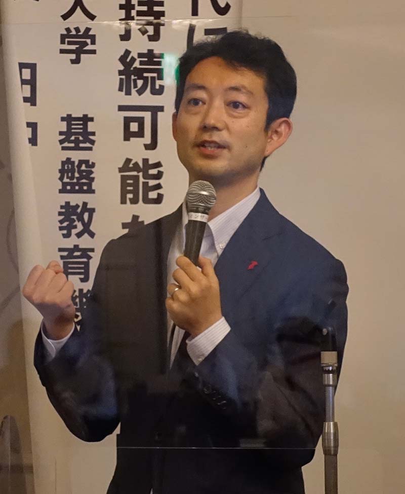 講師の熊谷知事の写真
