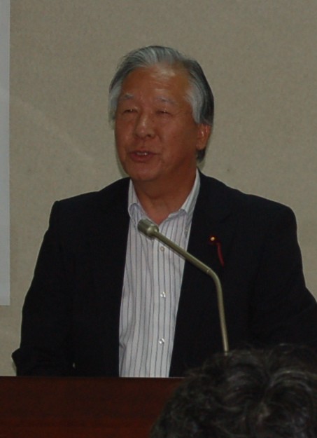 連合千葉議員団会議会長の佐々木久昭千葉市議会議員の写真